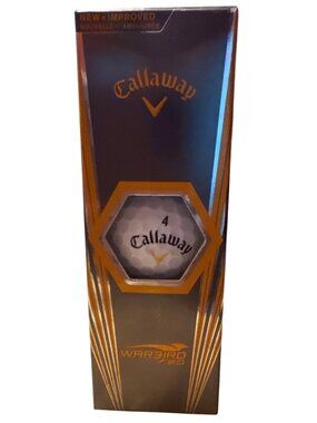 Callaway Golf Balls Warbird 2.0 Extended Flight 3 Pack